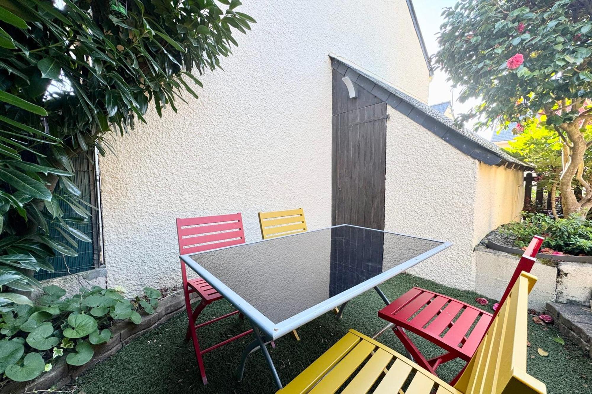 Maisonnette De Charme Bord De Mer Piscine Guidel Buitenkant foto